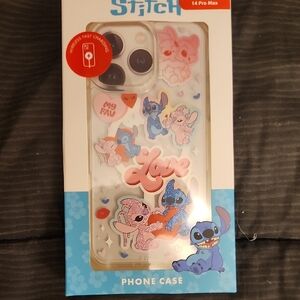 Disney Stitch Phone Case - Blue and Pink